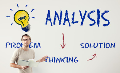 Wall Mural - strategy idea plan brainstorm analysis concept
