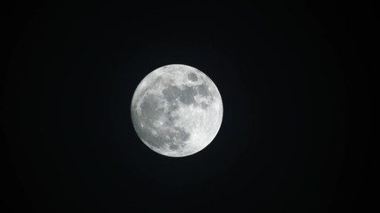 view of full moon in sky at night