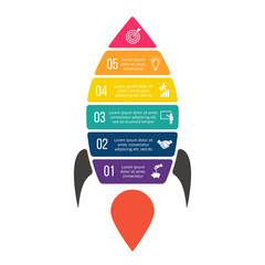 Aufkleber - Vector illustration of business infographic
