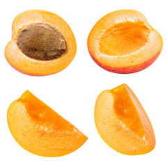 Wall Mural - Apricot fruits isolated
