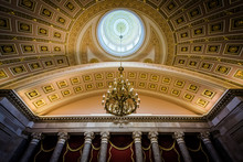 The National Statuary Hall, At The United States Capitol, In Was