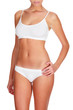 © Nobilior - Slim woman body on white background, isolated
