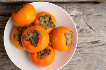 Fresh persimmon.