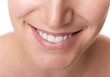 © Denis Rozhnovsky - Beautiful wide smile of young woman.