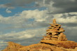 Rocky altar in the Mongolian desert
