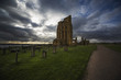 © Designpics - Ruins of the Tynemouth Priory and an old cemetery at sunset;Tynemouth Tyne and Wear England