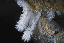 Cave Ice Crystals;Coleman Alberta Canada