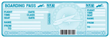 Airline Boarding Pass Tickets