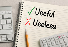 Concept Of Useful Versus Useless