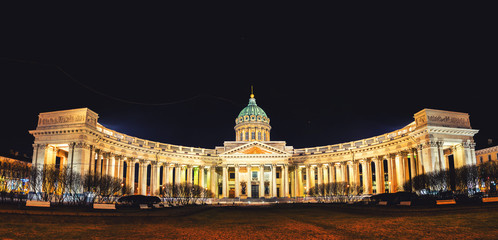 Wall Mural - Cathedral of Our Lady of Kazan in Saint Petersburg