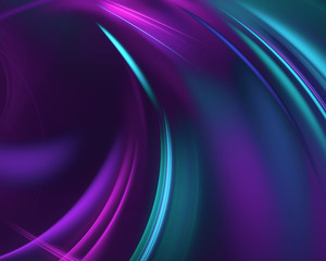 Wall Mural - purple abstract wave psychedelic background
