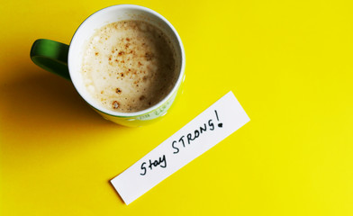 stay strong motivational background