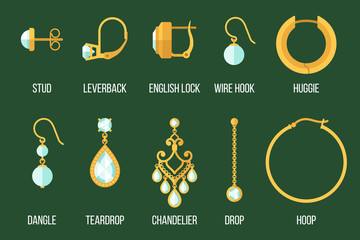 Earring types