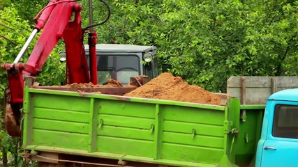 Poster - Work excavator