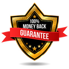 Wall Mural - 100% Money Back Guarantee Label