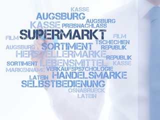 Canvas Print - Supermarkt