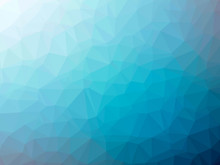 Blue White Gradient Polygon Shaped Background