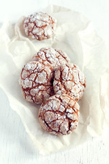 Poster - chocolate crinkle cookies