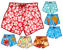 Swim Shorts Collection (swimming Trunks Set)
