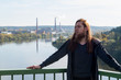 © Rob Rye - Portrait of man with a long beard and a long hair near the river