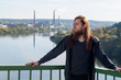 © Rob Rye - Portrait of man with a long beard and a long hair near the river