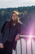 © Rob Rye - Portrait of man with a long beard and a long hair near the river