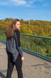 © Rob Rye - Portrait of man with a long beard and a long hair on the bridge