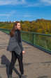 © Rob Rye - Portrait of man with a long beard and a long hair on the bridge