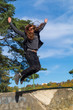 © Rob Rye - Man with a long beard and a long hair flies like a bird