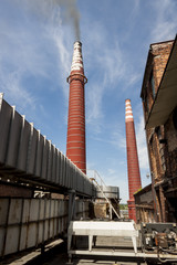 Wall Mural - Fumes channel - coal power station, Poland