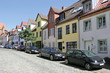 Rostock, Sanierte Häuserzeile