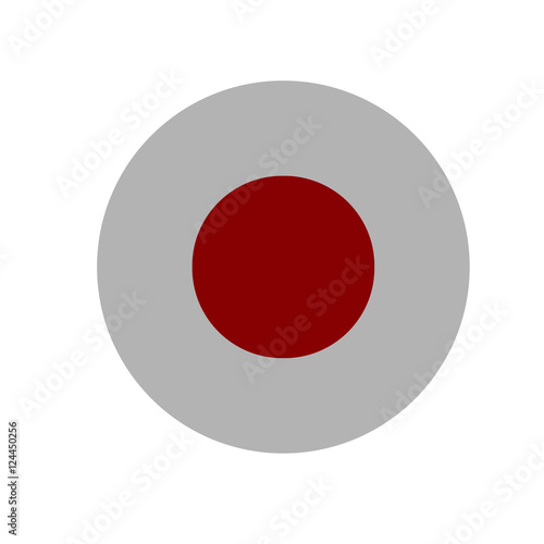 Web Site Rec Icon Flat Style Vector Illustration Gray And Red Icon Stock Vector Adobe Stock