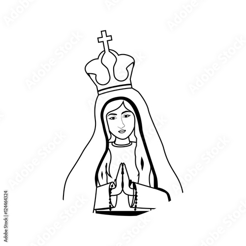Tapeta ścienna Dziewica Maryja. 