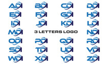 3 Letters Modern Generic Swoosh Logo ADI, BDI, CDI, DDI, EDI, FDI, GDI, HDI,IDI, JDI, KDI, LDI, MDI, NDI, ODI, PDI, QDI, RDI, SDI, TDI, UDI, VDI, WDI, XDI, YDI, ZDI