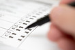 Casting a Vote on an Election Ballot