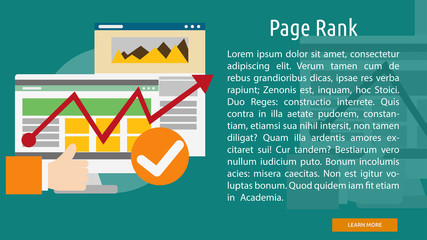 Page Rank Conceptual Banner