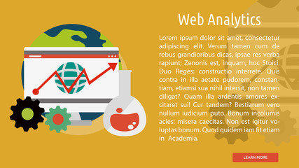 Web Analytics Conceptual Banner