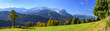 Herbstliche Natur in Oberbayern bei Garmisch-Partenkirchen