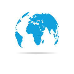 Canvas Print - planet earth icon. vector illustration.