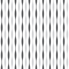  Pattern wave seamless black and white vector illustration