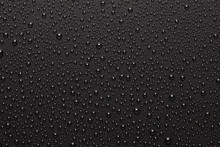 Black Background With Water Drops