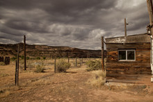 Abandoned Gas Station On Highway 128 In Utah