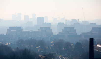 Poster - London view at sunset, UK