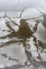 Poster - Abstract background of ice texture