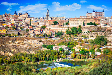 Wall Mural - Toledo and Tejo River, Castilla, Spain