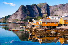 Lofoten islands landscape in Norway