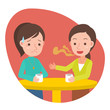 © didiaCC - Woman has bad breath.