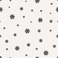 Sticker - Snowflakes Seamless Pattern