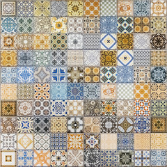  Ceramic tiles patterns from Portugal for background