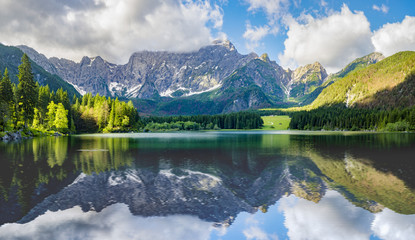 Fototapeta jezioro włochy panorama